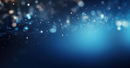 Fototapeta premium A serene gradient background with soft bokeh lights, perfect for digital designs and presentations.