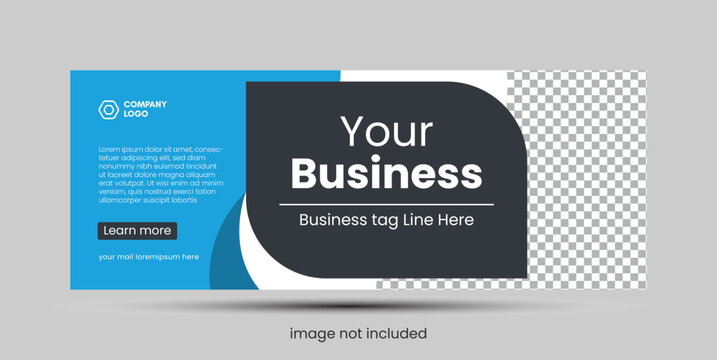 Digital business facebook cover photo web banner social media linkedin post design template
