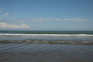 beach in the morning