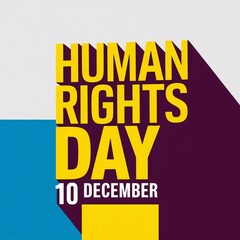 Fototapeta premium Human Rights Day Background Design