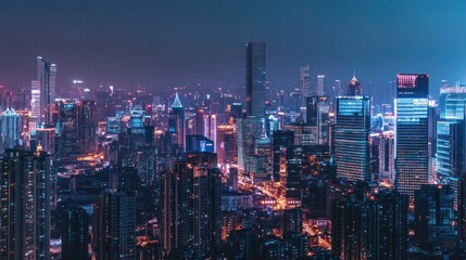 Nighttime Cityscape