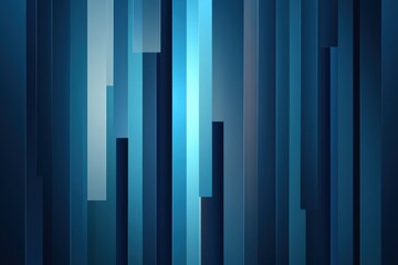 Abstract blue gradient background with vertical stripes for modern and futuristic design concepts