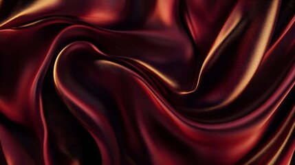 Fototapeta premium image features rich, flowing red fabric with soft, elegant folds and a velvet-like texture, evoking a sense of luxury and warmth
