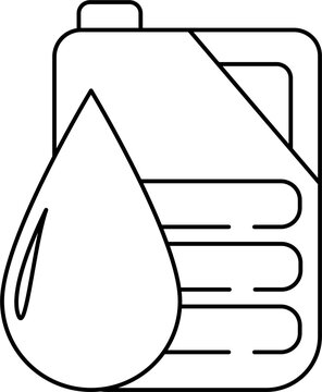 recommend clip art: oil icon outline illustration vector
