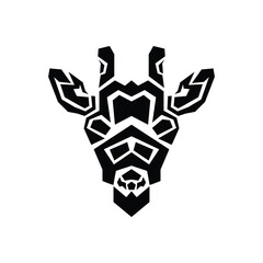 Giraffe Concept Logo Icon Design