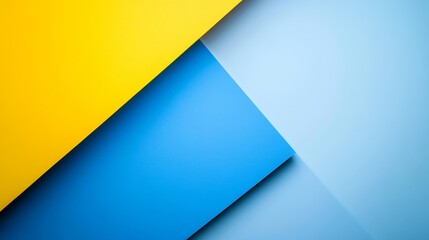 A simple and modern background featuring a gradient of blue and yellow, creating a minimalist and clean aesthetic. The colors evoke a sense of optimism and energy.