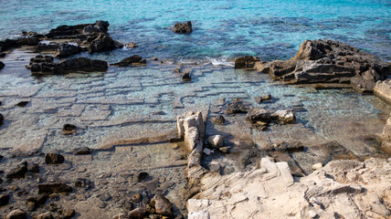 Ses Salines location, Ibiza island, Spain