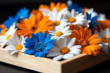 Obraz premium Souvenirs, pressed flowers, delicate beauty preserve the natural beauty of the places youâ€™ve visited, pressed into keepsakes