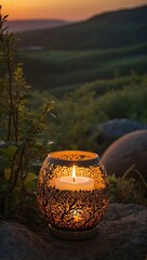 Honey and lavender flowers arranged beautifully, creating a soothing and aromatic display.