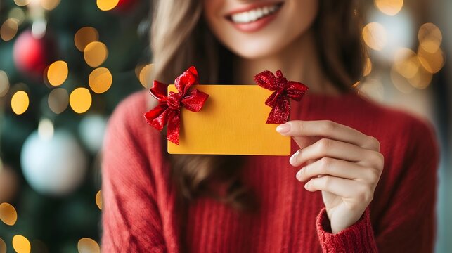 Customizable Christmas Gift Cards with Holiday Discounts for Personalized Gifting