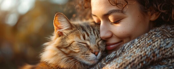 A person adopting a rescue pet from a shelter, face tender and filled with affection for their new companion.