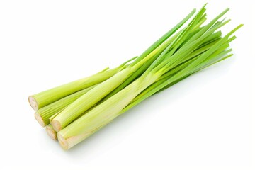 A fresh Lemongrass isolated on white