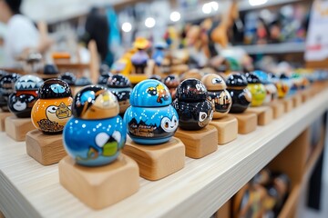 Souvenirs, wooden toys, playful tradition capture the charm of handmade wooden toys, reflecting local artistry and joy