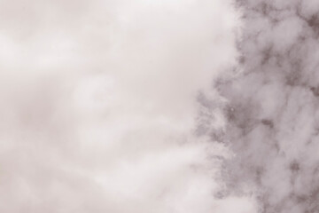 Blue sky with beautiful clouds on sunny day in Mexico.