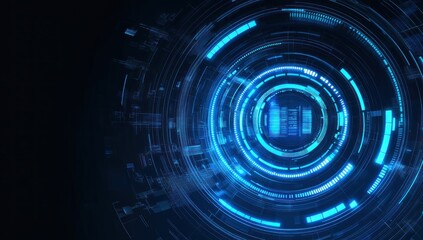 Fototapeta premium Abstract Futuristic Technology Background