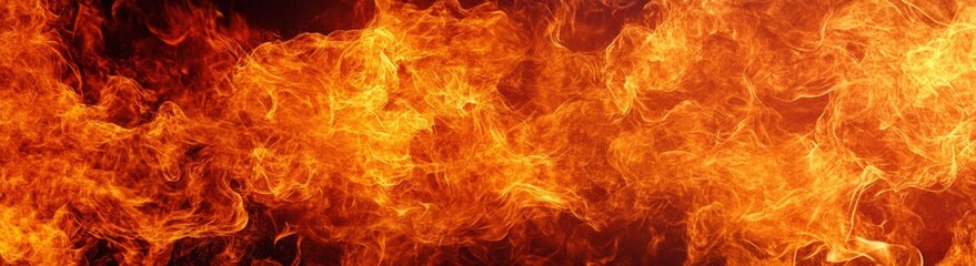 Vibrant Orange and Blue Flames Collide in Dramatic Abstract Background - Elemental Contrast of Hot and Cold Energy for Powerful Design Projects