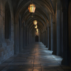 Obraz premium twisty corridor