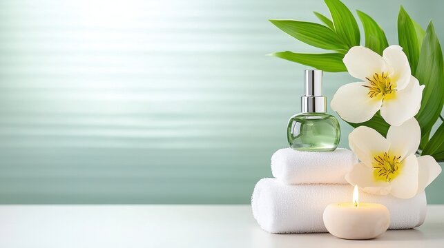 Tranquil Beauty: A Peaceful Moment of Facial Wellness and Self Care