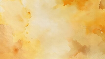 Obraz premium A magnificent texture of a golden watercolor forms a captivating background. The golden hue shimmers and glows, creating a luxurious and warm feel. The texture is rich and unique, with the watercolor 