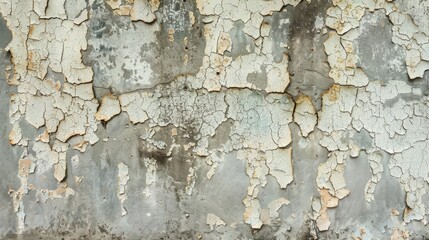 Texture background of weathered concrete wall with cracked paint
