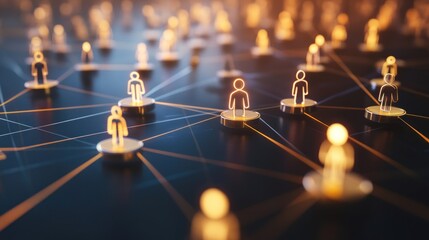 Network of Connections: A Visual Representation of Social Interaction and Interconnectedness