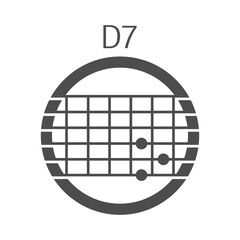 Guitar chord icon design