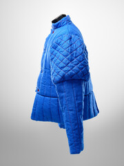 Historical fashion. Medieval knight cloth. Padded jacket gambeson.