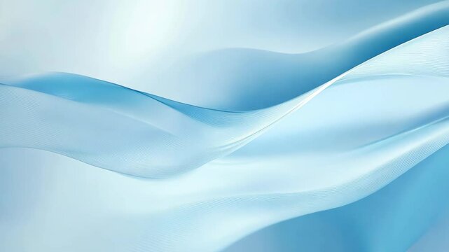 A soft blue background with subtle waves.