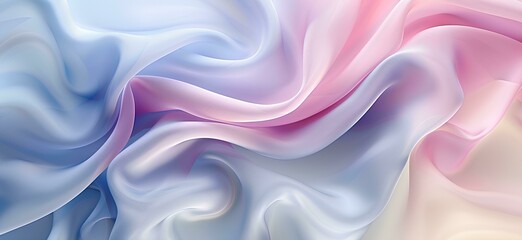 Fototapeta premium soft, pastel-colored background with gentle curves and smooth lines, creating an atmosphere of calmness and tranquility, suitable for backgrounds or packaging designs with a minimalist style.