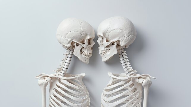 Bilateral Symmetry in the Human Skeleton, Explore how the human skeletal system exhibits bilateral symmetry, with identical structures on both sides of the body.