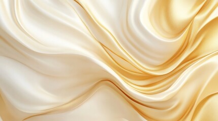 Fototapeta premium Creamy Silk Drapes