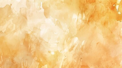 A magnificent texture of a golden watercolor forms a captivating background. The golden hue shimmers and glows, creating a luxurious and warm feel. The texture is rich and unique, with the watercolor 