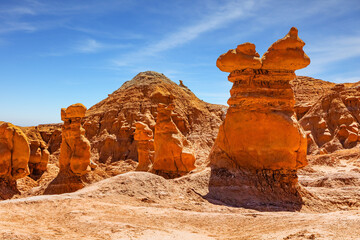 The result of erosion, wind and water