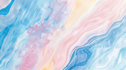 A captivating texture of marble forms a colorful background. The marble shows unique patterns and swirls, with a variety of colors blending together. This background has a rich and luxurious feel, wit