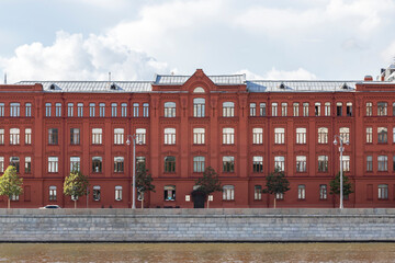 red brick building