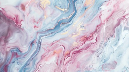 A captivating texture of marble forms a colorful background. The marble shows unique patterns and swirls, with a variety of colors blending together. This background has a rich and luxurious feel, wit