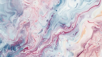 A captivating texture of marble forms a colorful background. The marble shows unique patterns and swirls, with a variety of colors blending together. This background has a rich and luxurious feel, wit