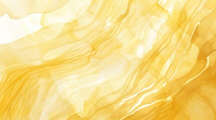 A magnificent texture of a golden watercolor forms a captivating background. The golden hue shimmers and glows, creating a luxurious and warm feel. The texture is rich and unique, with the watercolor 