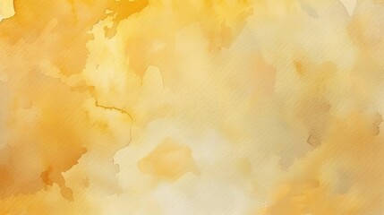 A magnificent texture of a golden watercolor forms a captivating background. The golden hue shimmers and glows, creating a luxurious and warm feel. The texture is rich and unique, with the watercolor 