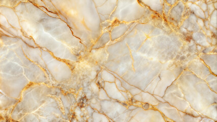 Fototapeta premium Elegant marble texture with golden veins and polished surface