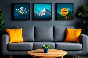 Souvenirs, vintage travel posters, retro inspiration bring an old-school charm and wanderlust into your living space