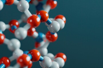 Human cell biology DNA strands molecular structure illustration, human genome. Medical research, genetics