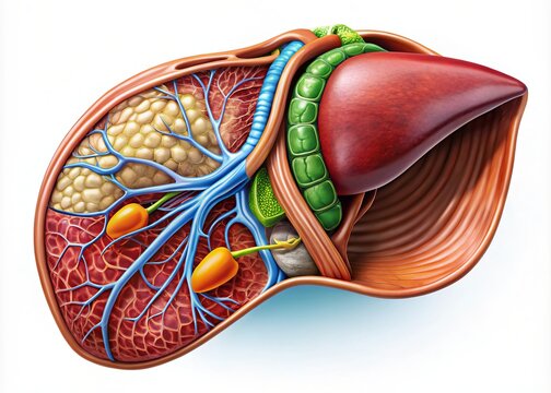 anatomy of liver lobule structure