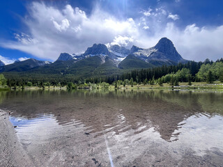 lake in the mountains