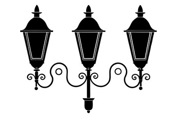 Elegant Wall Sconces Vector Design - Decorative Lighting SVG, Cricut Cut Files, and Clipart for Home Decor