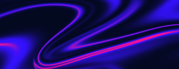 Abstract Neon Swirls