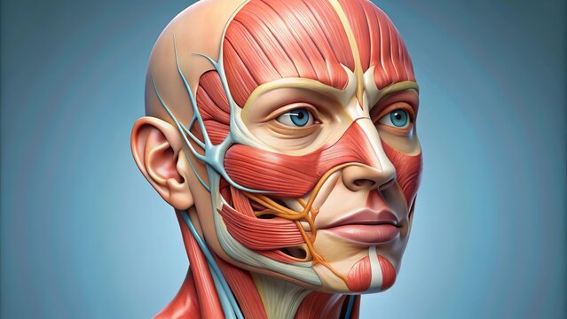 auricularis and zygomaticus major facial contours