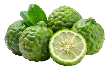 Fototapeta premium Bergamot isolated on transparent background png