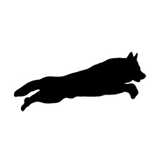 Dog Drawing | Dog Silhouette | Dog Illustration