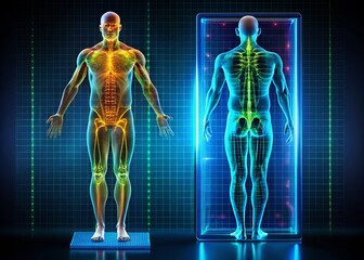 Body composition scan interpretation